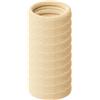 Specora - Elastico per capelli Classic senza cuciture, beige, confezione da 10 pezzi, 4 cm, senza cuciture, elastico e delicato sui capelli