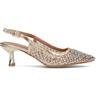 CATCH JUICE Slingback donna platino