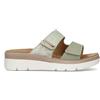 GRUNLAND Ciabatta donna salvia in pelle