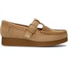 CLARKS EVO WALLABEE BAR Mocassino donna beige in suede
