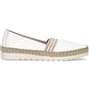 VALLEVERDE Espadrillas donna bianca in pelle