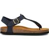 FRAU Sandalo donna blu in nabuk