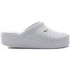 SANITAL LIGHT GEL Ciabatta donna bianca in pelle rivestita