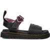 DR. MARTENS Sandalo bimba nero in pelle
