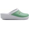 SANITAL LIGHT ANTI-SHOCK Ciabatta donna verde in pelle