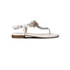 TOO LIKE Sandalo basso donna bianco/argento