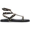 GRAFIA Sandalo donna nero in pelle