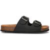 BIO GREEN Ciabatta uomo nera in pelle