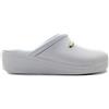 SANITAL LIGHT ANTI-SHOCK Ciabatta donna bianca in pelle