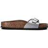 BIRKENSTOCK MADRID Ciabatta donna argento