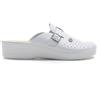 FLY FLOT Ciabatta donna bianca in pelle
