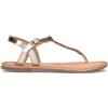 A.ENNIE Sandalo donna platino in pelle