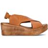 BUENO Zeppa donna arancione in pelle