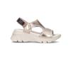 HISPANITAS Sandalo donna platino in pelle