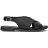 VARIOPINTO Sandalo donna nero in pelle