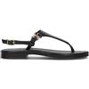 FRICKY Sandalo donna nero in pelle