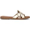 VARIOPINTO Ciabatta donna platino in pelle