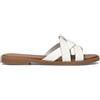 VARIOPINTO Ciabatta donna bianca in pelle