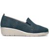 CAMILA Scarpa comfort donna blu in pelle