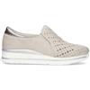 CAMILA Scarpa comfort donna panna in pelle