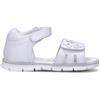 CHICCO Sandalo bimba bianco in pelle