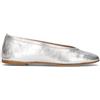 OLIVIA POSTER Ballerina donna argento in pelle