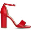 REBECCA VAN DIK Sandalo donna rosso
