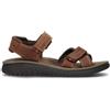 CLARKS ESSENTIALS Sandalo uomo marrone in pelle