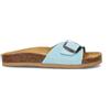 DOREA Ciabatta donna azzurra in pelle