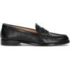 RALPH LAUREN Mocassino donna nero in pelle