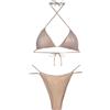 F**K - Costume bikini donna oro