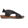 BUENO Sandalo donna nero in pelle