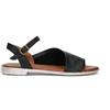 BUENO Sandalo donna nero in pelle