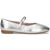 CATCH JUICE Ballerina donna argento in pelle