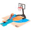 TOMY Xtreme Dunk - Gioco di pallacanestro, giocattolo ricco di azione per bambini, con rampa di lancio e funzione di lancio, Slam Dunks e Alley-Oops, 1-4 giocatori, dai 6 anni in su, senza batterie