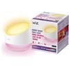 WiZ Lampada da Tavolo Portatile Squire WiFi, Luce Bianca o Colorata Dimmerabile, 9W, Bianca, Tecnologia SpaceSense, Controllo Vocale (Alexa, Apple HomeKit, Google Home)