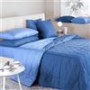 Caleffi 55163 Microfibra Mia Calduccia Coperta Mezza Stagione per Matrimoniale Letto, Bluette