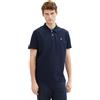 TOM TAILOR Polo Basic Piqué, Uomo, Blu (Sky Captain Blue 10668), L