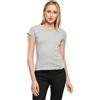 Build Your Brand By062-ladies Basic Tee, T-Shirt Donna, Charcoal, S