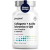 Gloryfeel Collagene Marino con Acido Ialuronico, con Coenzima Q10, Vitamina C e Zinco, Vitamine A, B12, D3, Magnesio, 60 Capsule, Collagene Marino Idrolizzato, Collagene Integratore Pelle, Ossa e Articolazioni