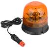 Technaxx TX-349 Faro LED 12V - Luce di emergenza 360° con 10 LED, 3 modalità lampeggianti, montaggio magnetico o a ventosa, impermeabile IP65, cavo 3m, certificato ECE R65 & R10