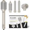 MESCOMB Air Styler 5 in 1, Spazzola Asciugacapelli 110.000 RPM, Arricciacapelli Automatico Auto-Wrap, Volumizzante Lisciante, Styling Senza Danni, per Casa e Viaggio, Regalo Donna