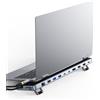 Baseus Docking Station Supporto per Laptop, 12 in 1 HUB Triplo Display 4K HDMI/DP, Dati Veloci USB A/C 10 Gbps, PD 100W, Ethernet, TF/SD, Docking Station USB C con Supporto per Windows