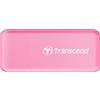 Transcend Lettore di schede multifunzione, con slot SD e microSD e connettore USB, USB 3.1 Gen 1, rosa - TS-RDF5R