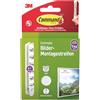 Command 17207WHI-4-DE - Strisce adesive, appendini sottili, confezione da 4 x 2 (8 strisce), fissaggio bianco senza foratura, può contenere fino a 5 kg