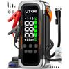 UTRAI 7000A Booster Avviatore Auto con Compressore & Soffiatore d'aria, 12V Avviatore Batteria Auto (Tutto Gas Benzina e 12L Diesel), Gonfiatore Pneumatici, Power Bank PD30W, Torcia LED Batteria Auto