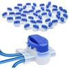 OFFCUP Morsetti per Cavi Cavo Connettore,45 pezzi Connettori Elettrici Impermeabili,Accessori per Tosaerba Sicuri per Cavi Elettrici Prolunga con Gel