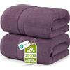 Utopia Towels - Confezione da 2 Asciugamani Di Lusso Jumbo (90 x 180 CM) - 100% Cotone Filato Ad Anelli, Altamente Assorbente, Morbido e Ad Asciugatura Rapida(Prugna)