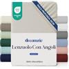 Dreamzie Lenzuolo con Angoli Singolo 80x200 cm - Angoli da 35 cm per Materassi Spessi - 100% Microfibra - Beige, Certificato senza Prodotti Chimici (Oeko-TEX)
