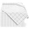 Blumtal Set Strofinacci Cucina Cotone - Canovacci Cucina Cotone 100% - Stracci Cucina Elevata Assorbenza - Certificati Oeko-Tex - Asciugamani Cucina - 50x70cm (Grigio, 20 Pezzi)